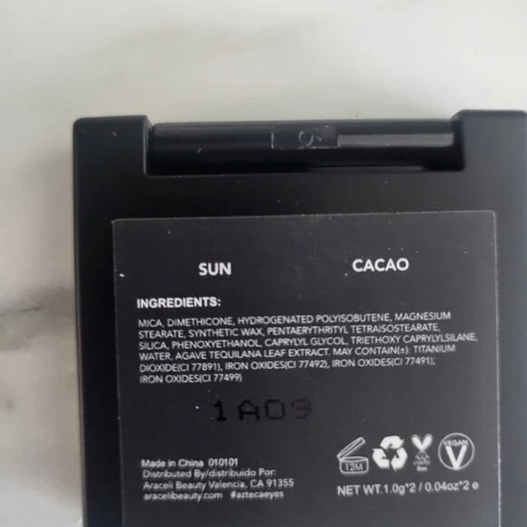 Brand New - ARACELI Azteca Eyes Con Agave Eyeshadow Duo Sun & Cacao - Picture 5 of 7
